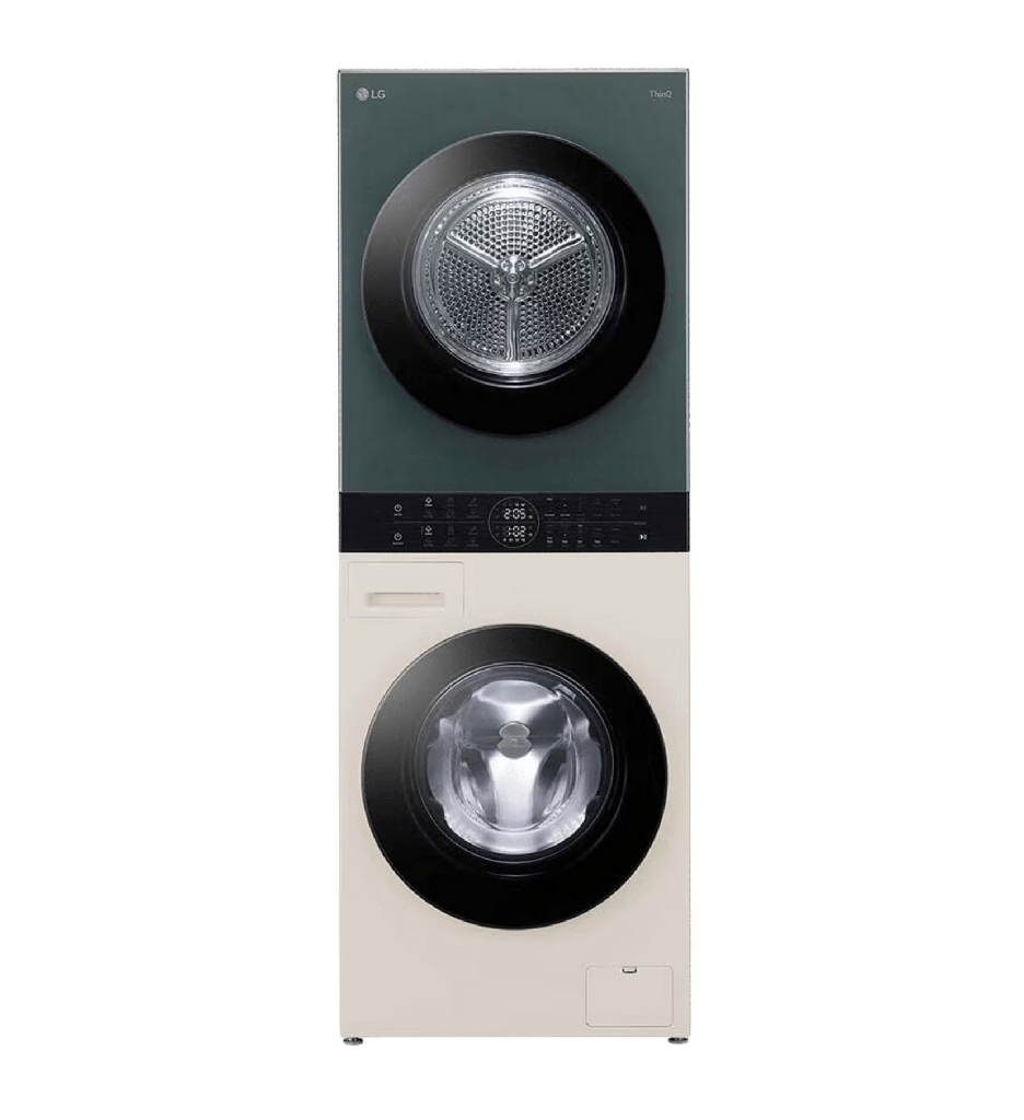 غساله ال جي 13ك WashTower بمجفف 10ك بيج * اخضر FWT1310BG