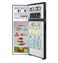 ثلاجه هاير 357 لتر اسود HRF-380TMBM