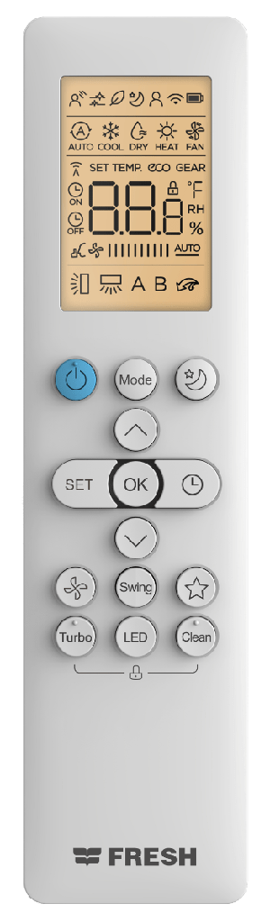 تكييف فريش سمارت 3 بارد بلازما SFW24C/IP-AG - SFW24C/O-X4