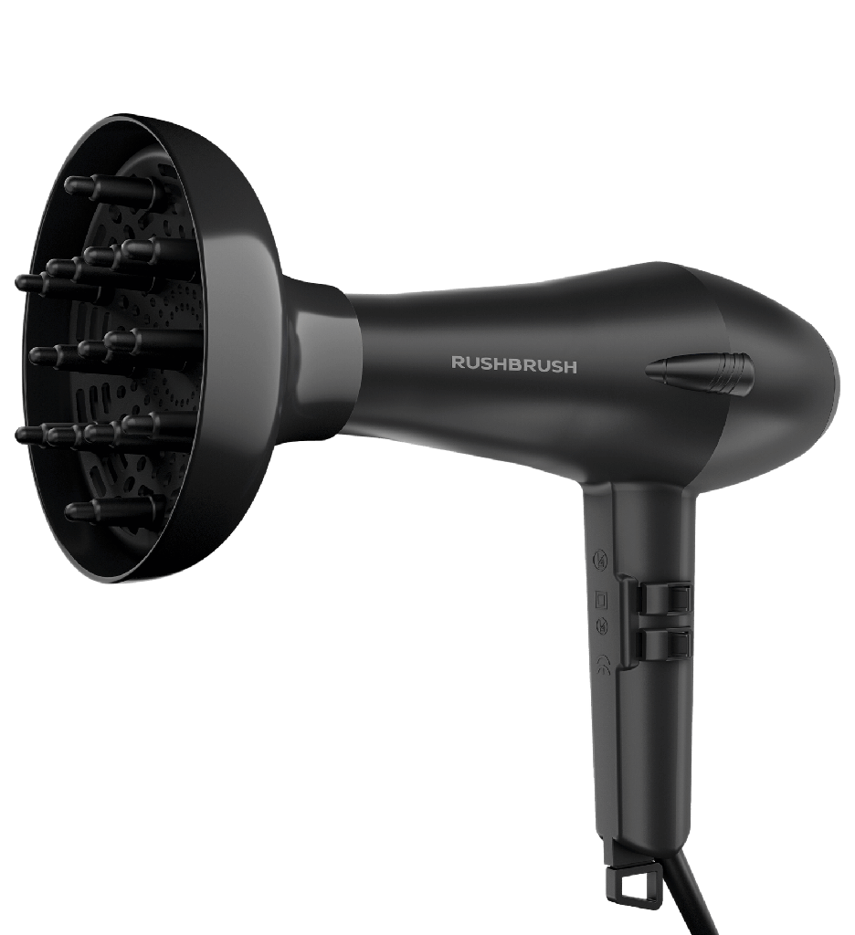 استشوار راش براش 2600 وات اسود D3 Turbo Dryer