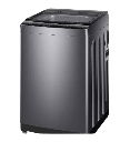 غساله هاير تحميل علوي 10ك سلفر غامق باب زجاج هيدروليك HWM100-316S8