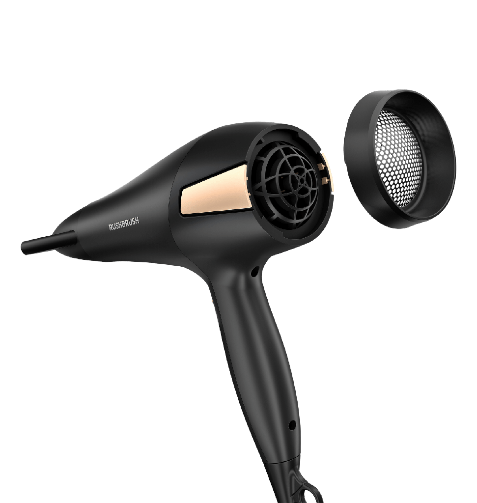 استشوار راش براش 2500 وات اسود D2 PRO
