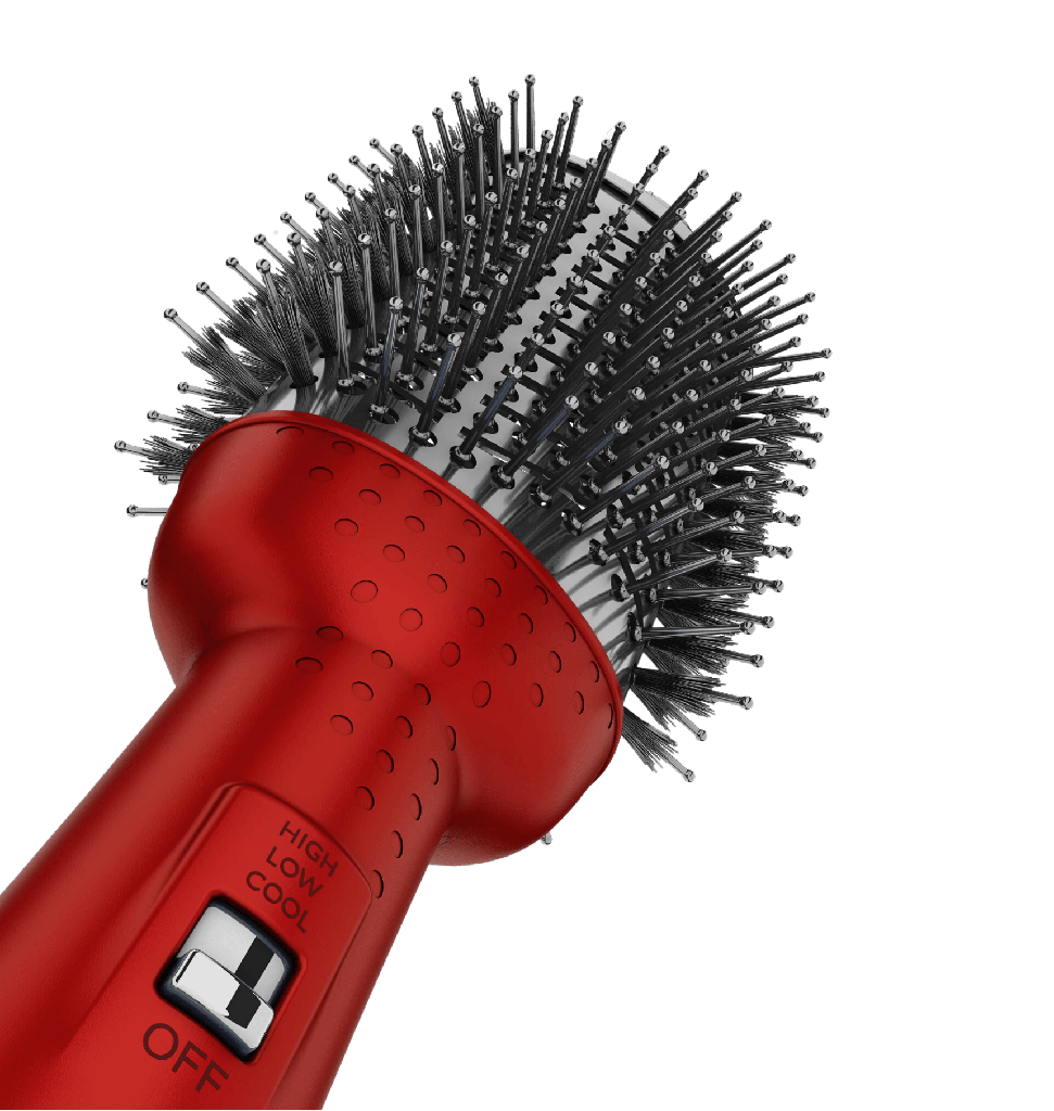فرشاه دواره راش براش احمر V2 PRO Volumizer