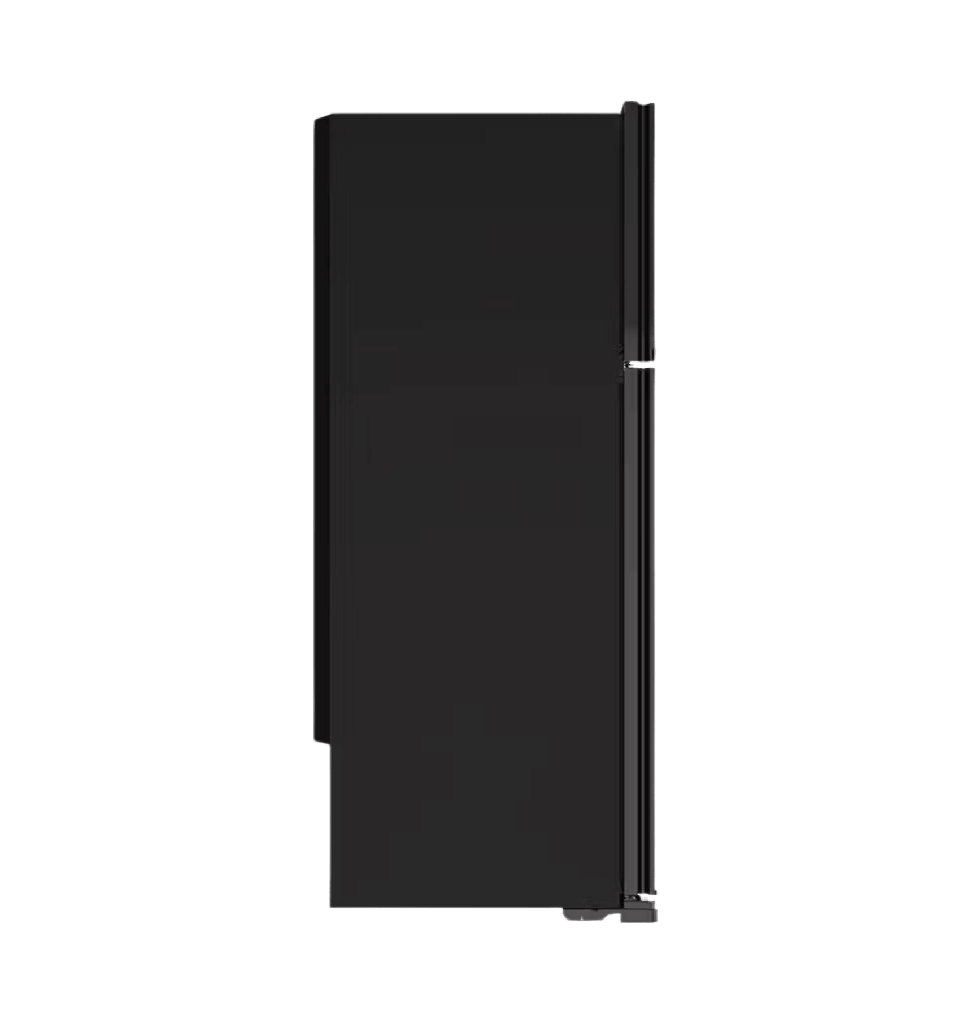 ثلاجه تورنيدو 450 لتر 2 باب ديجيتال انفرتر بصانع مكعبات ثلج اسود RF-580ATV-BK