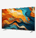 شاشه هاير 65 كيوليد سمارت 4K بدون فريم رسيفر داخلي جوجل TV تحكم صوتي بالريموت H65S80EU