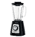 خلاط مولينكس 800 وات اسود 1.75 لتر دورق زجاج بمطحنه + مبشره مصري LM4358EG