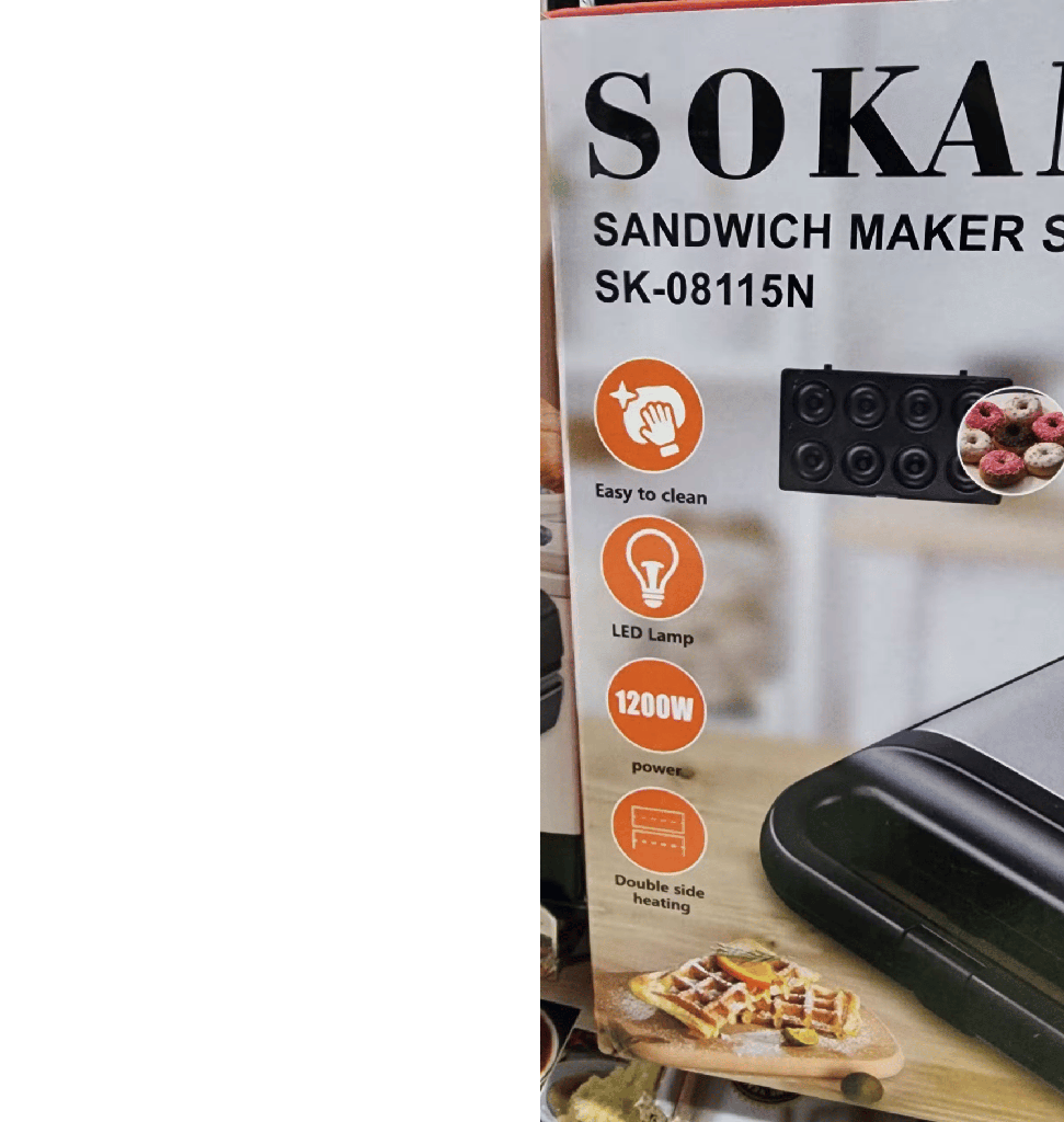 توستر سوكاني 3*1 1200 وات SK-08115N