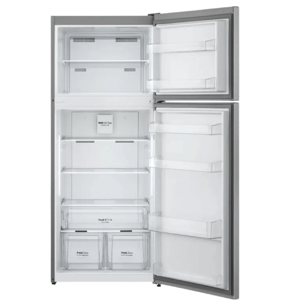 ثلاجه ال جي 400 لتر سلفر GTF402SVAN