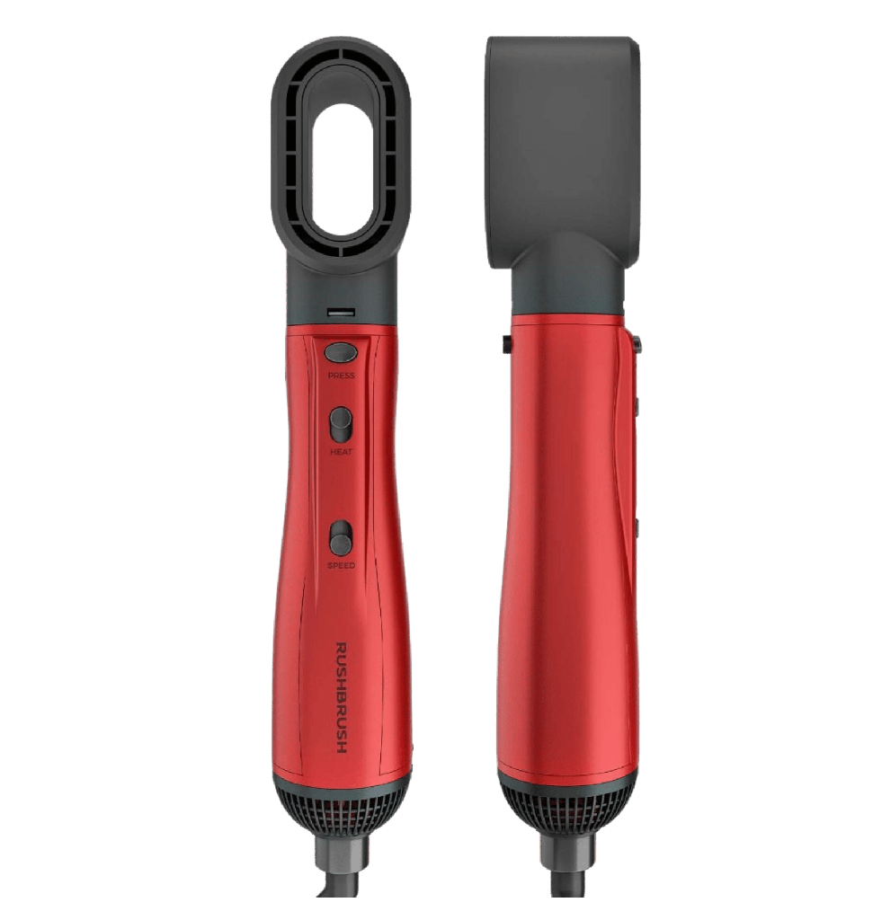فرشاه شعر دواره 6×1 راش براش احمر PLUS 6 Airstyler - Red