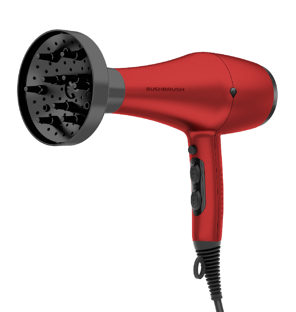 استشوار راش براش 3000 وات احمر D3 K-Red