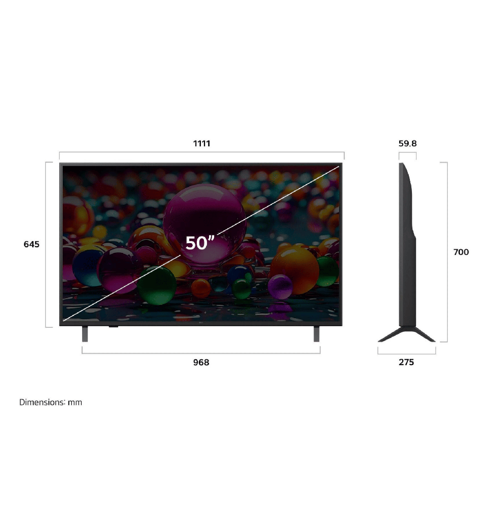 شاشه ال جي 50 سمارت 50UA85006LA 4K