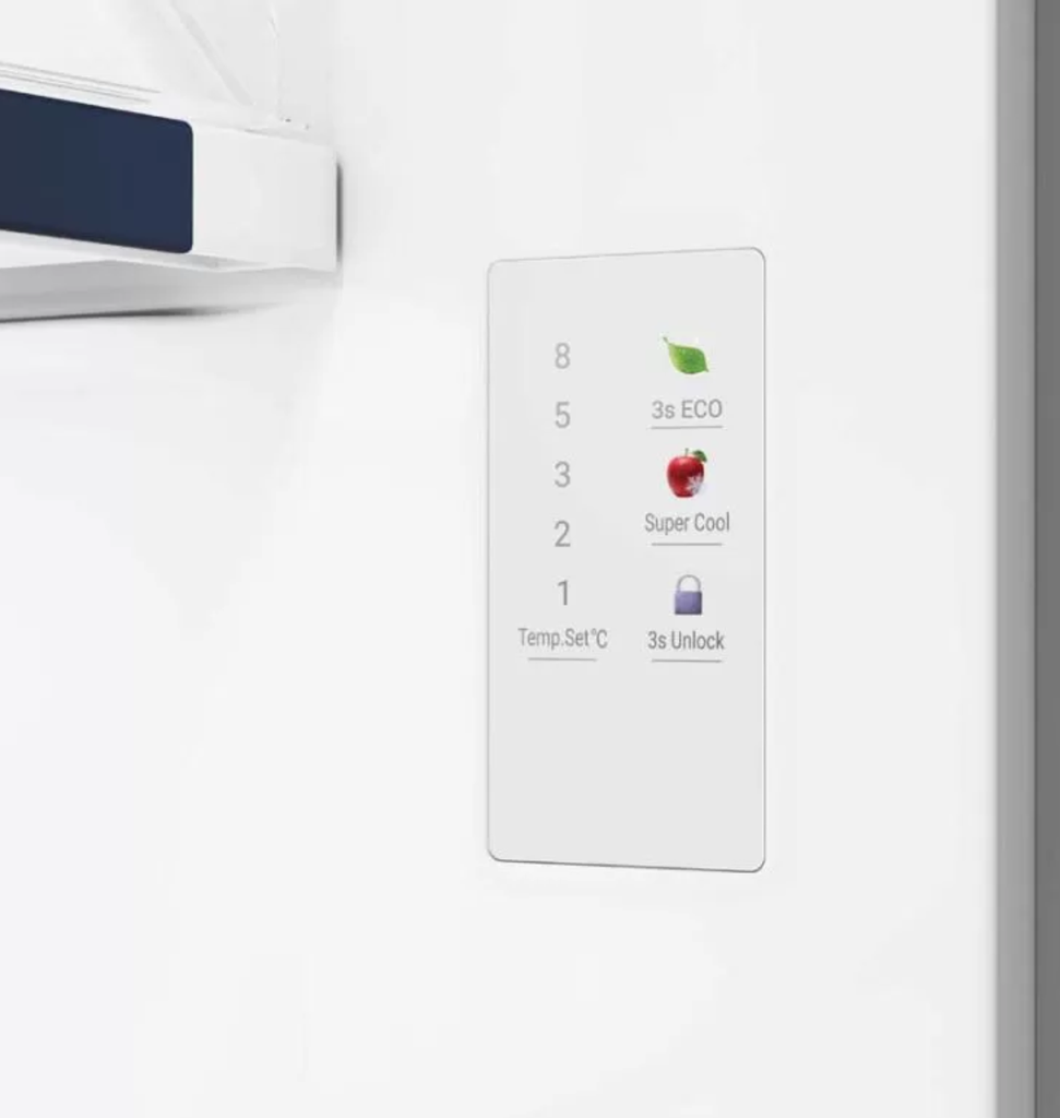 ثلاجه هاير 473 لتر انفرتر سلفر HRF-672VCFMESEG