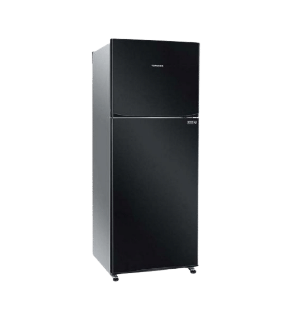 ثلاجة تورنيدو 450 لتر 2 باب اسود RF-580T-BK