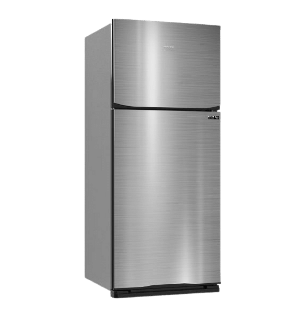 ثلاجه تورنيدو 450 لتر 2 باب ستانلس غامق RF-580T-DST