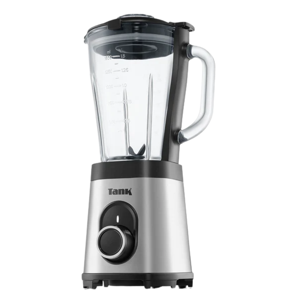 خلاط تانك سوبر زجاجي 800 وات 3*1مع مطحنه ستانلس YB-S62k GR
