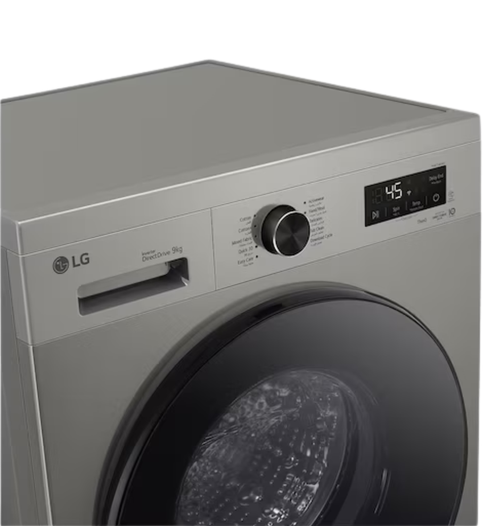 غساله ال جي 9ك 1400 لفه واي فاي سلفر F4Y2VYGYP