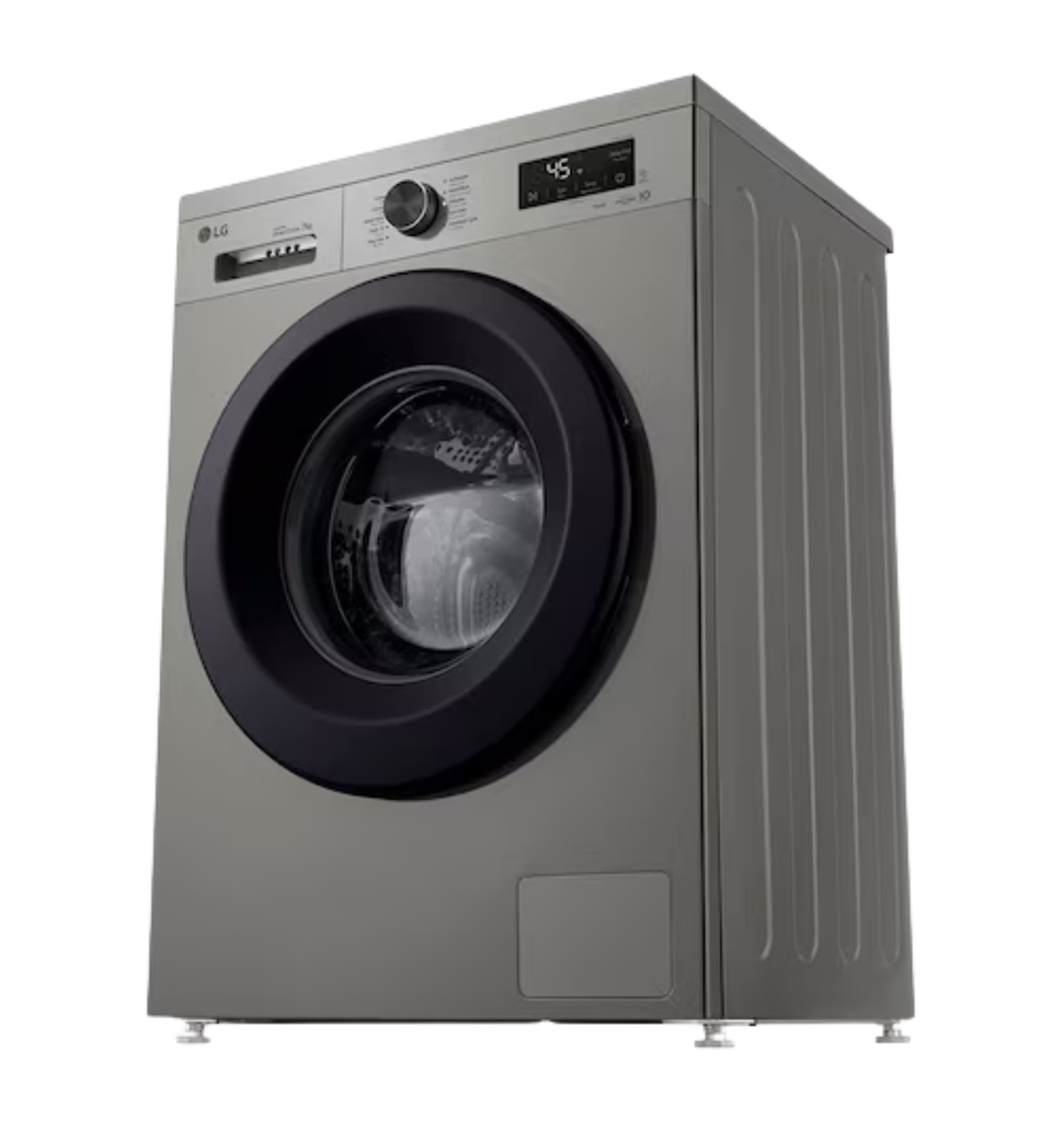 غساله ال جي 7ك اتوماتيك 1400 لفه واي فاي سلفر F4Y2QYG6P