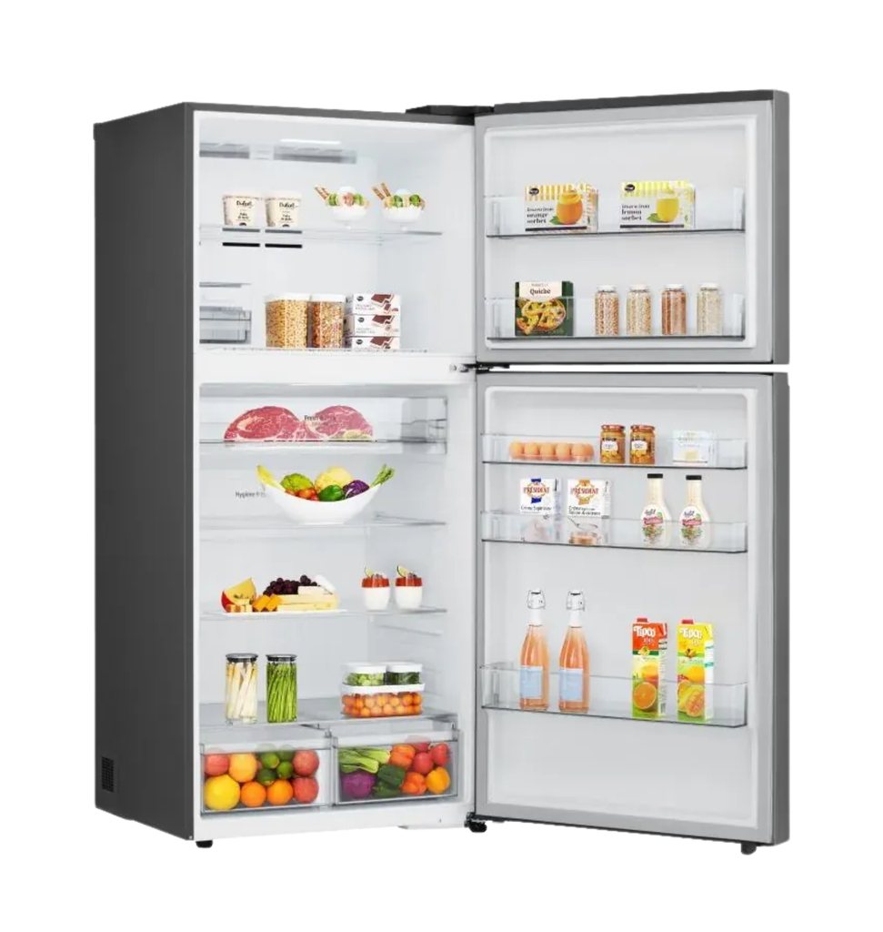 ثلاجه ال جي 612 لتر ديجيتال سلفر بلاتينيوم كورى GRTB622PFBQ