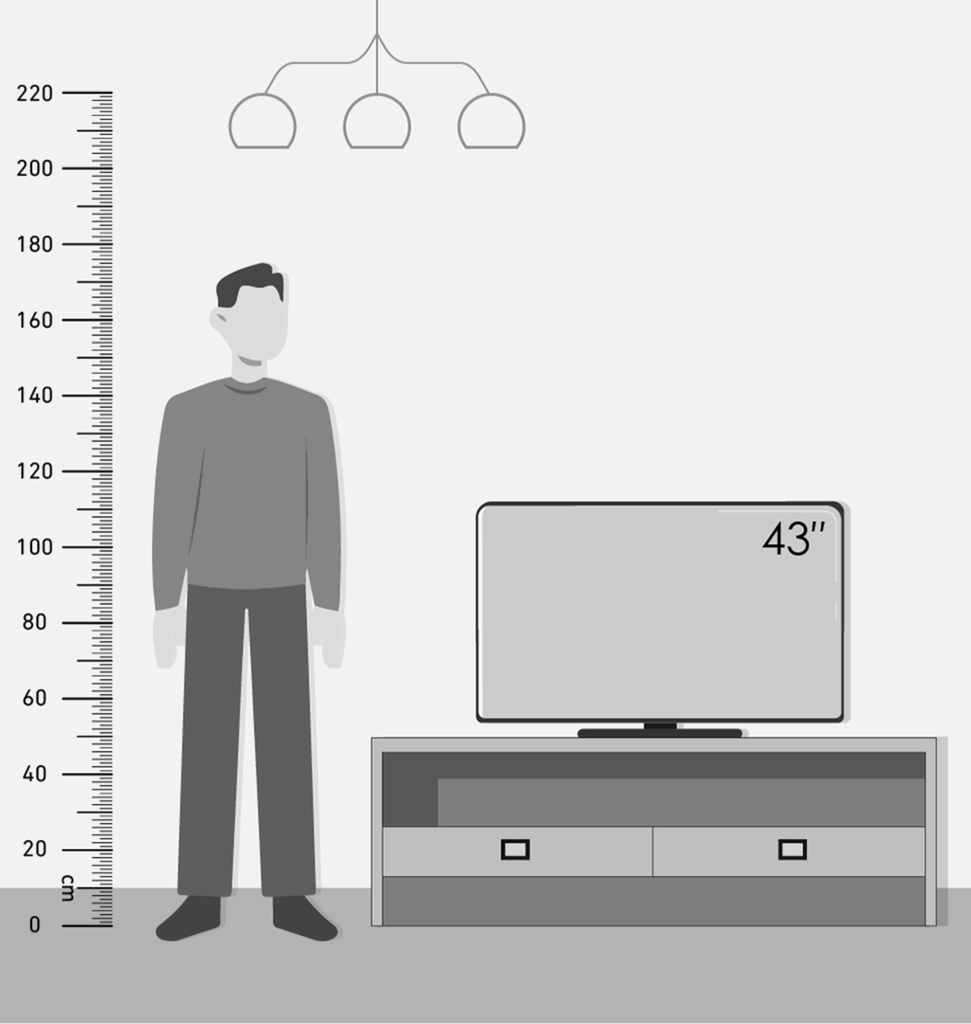 شاشه تورنيدو 43 شيلد سمارت رسيفر داخلي بدون فريم 43ES4600E-A
