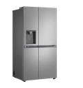 ثلاجه ال جي 638 لتر سايد باي سايد انفرتر سلفر بلاتنيوم بالحنفيه بدون وصلة مياه GC-J257KLKW