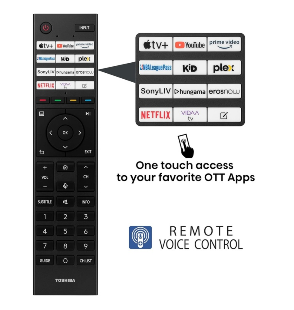 شاشه توشيبا 65 كيوليد سمارت 65M450RP 4K (UG)