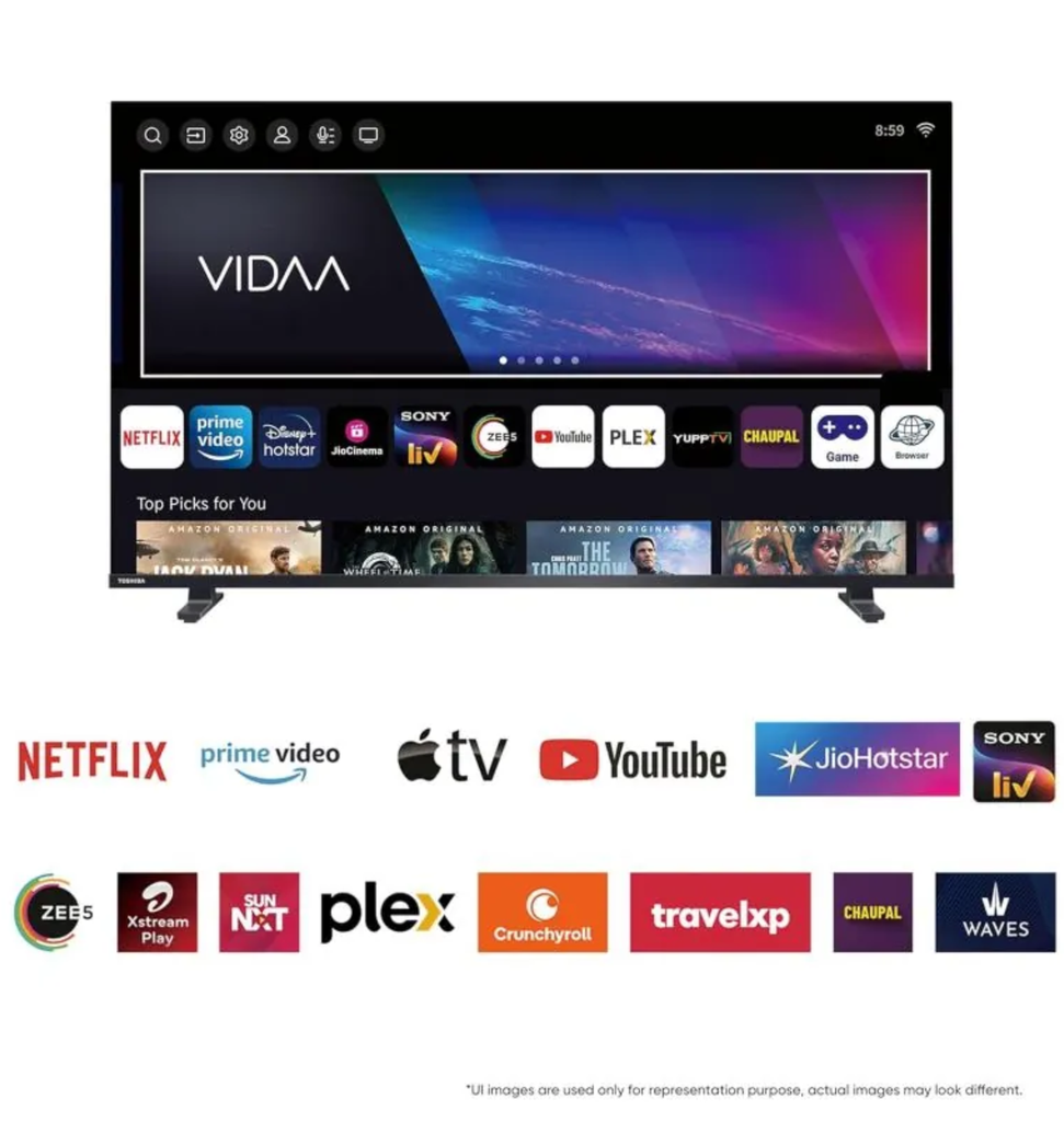 شاشه توشيبا 55 كيوليد سمارت 55M450RP 4K (UG)