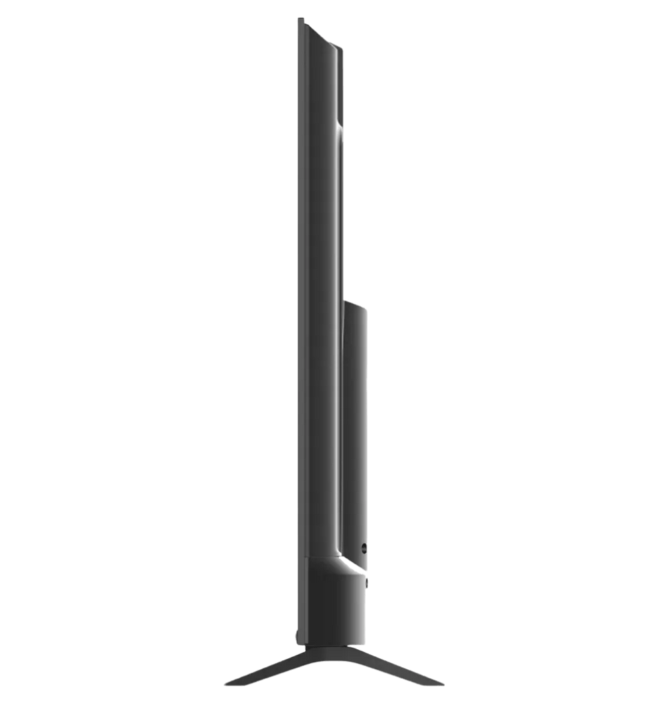 شاشه هاير 55 كيوليد سمارت 4K بدون فريم رسيفر داخلي جوجل TV تحكم صوتي بالريموت H55S80FUX