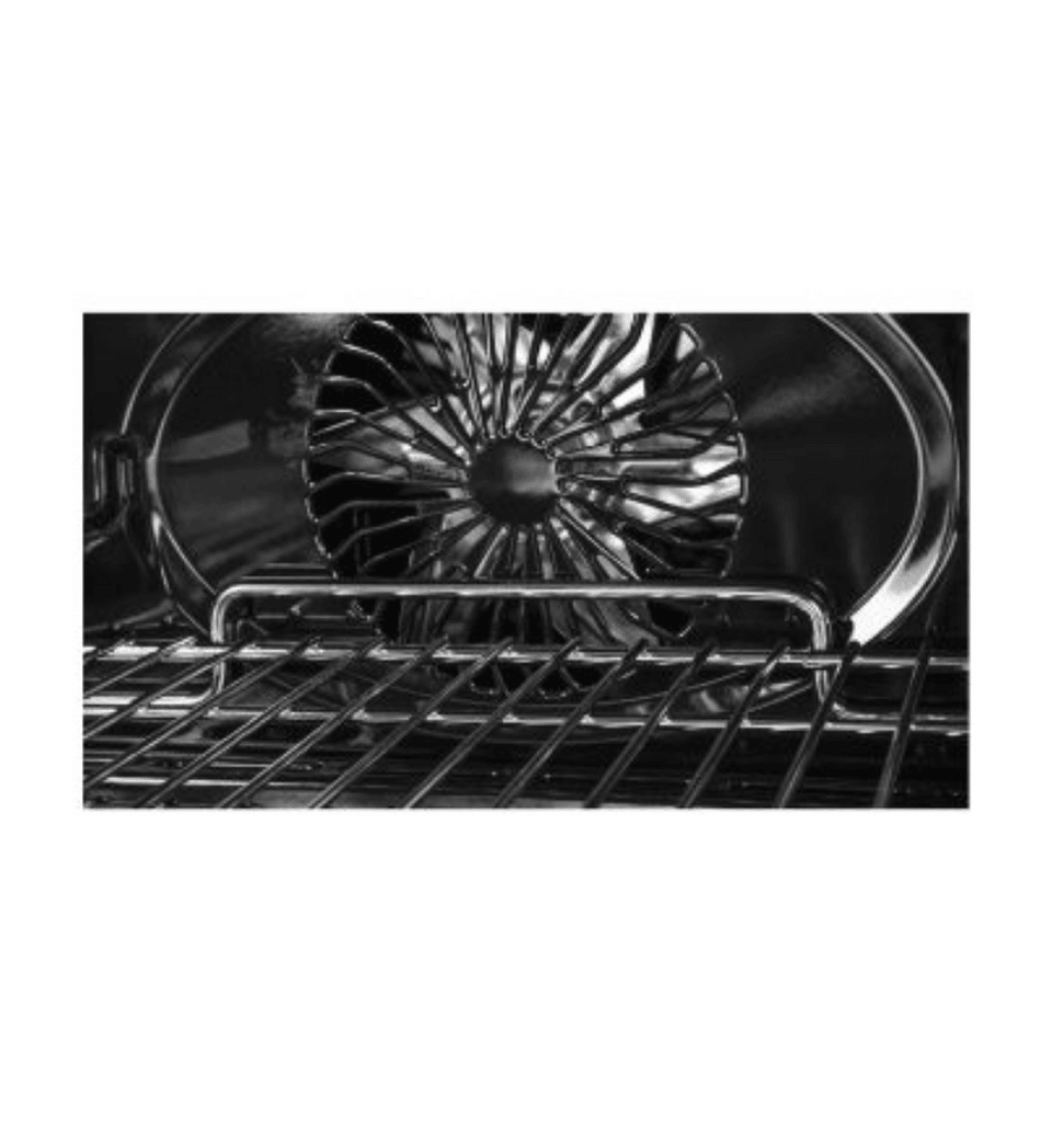 فرن بيكو 90 سم غاز اشعال ذاتي امان كامل 2 مروحه ستانلس ديجيتال BBWHT12300XS