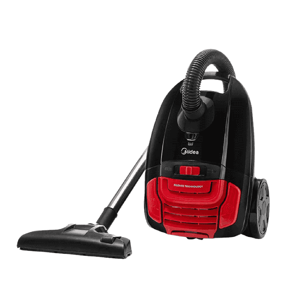 مكنسه ميديا 3 لتر 1800 وات اسود*احمر 16A