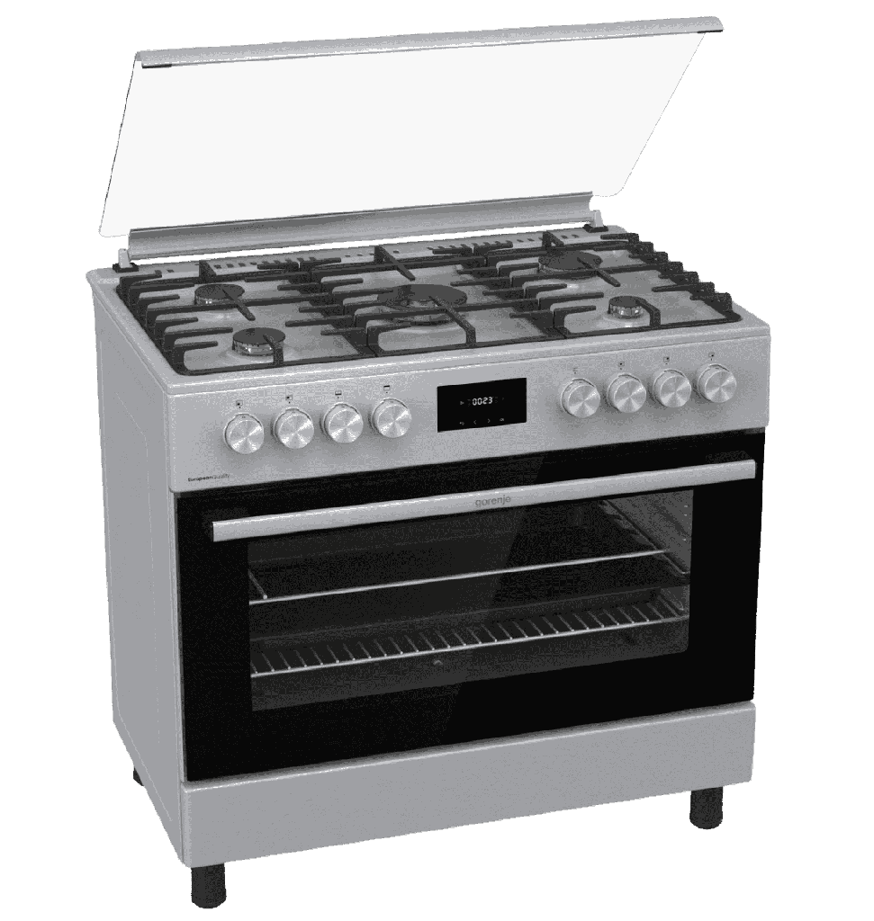 بوتجاز جورنيا 90 غاز 5ش ستانلس امان كامل 2 مروحه حملات زهر باب هيدروليك GGI9C21X