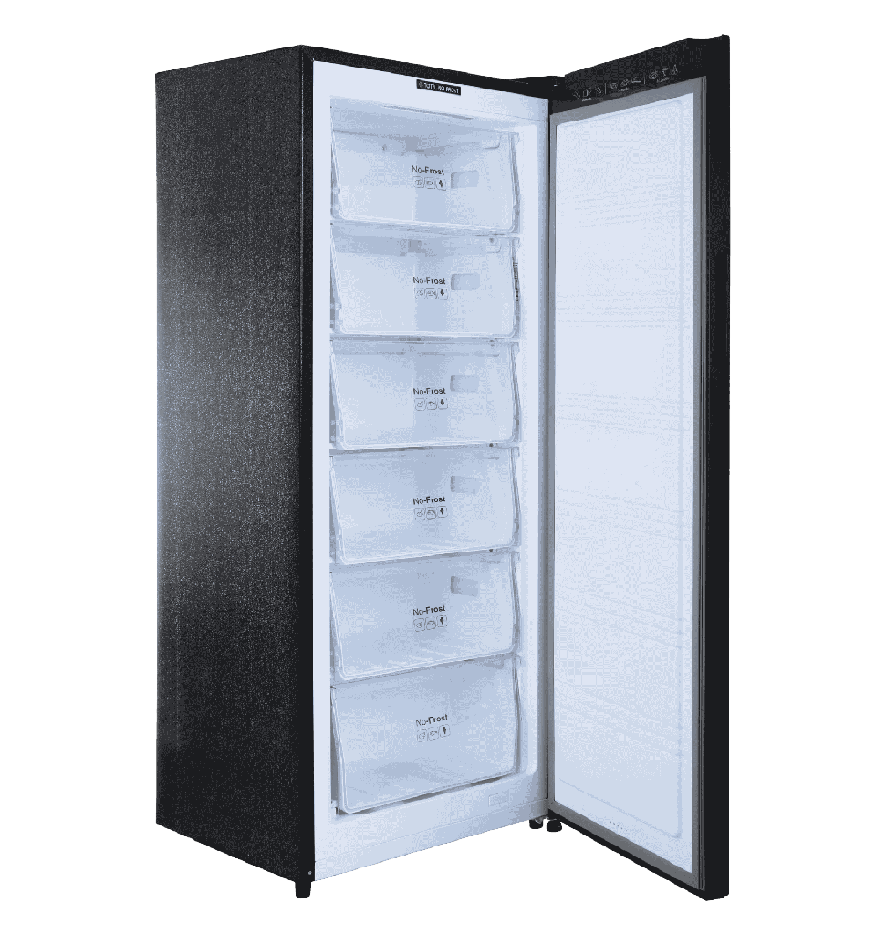 فريزر فريش 6 درج اسود مط بدون مقبض FNU-MRT270MB