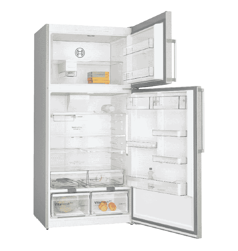 ثلاجه بوش 641 لتر ديجيتال سلفر KDN86AI3E9