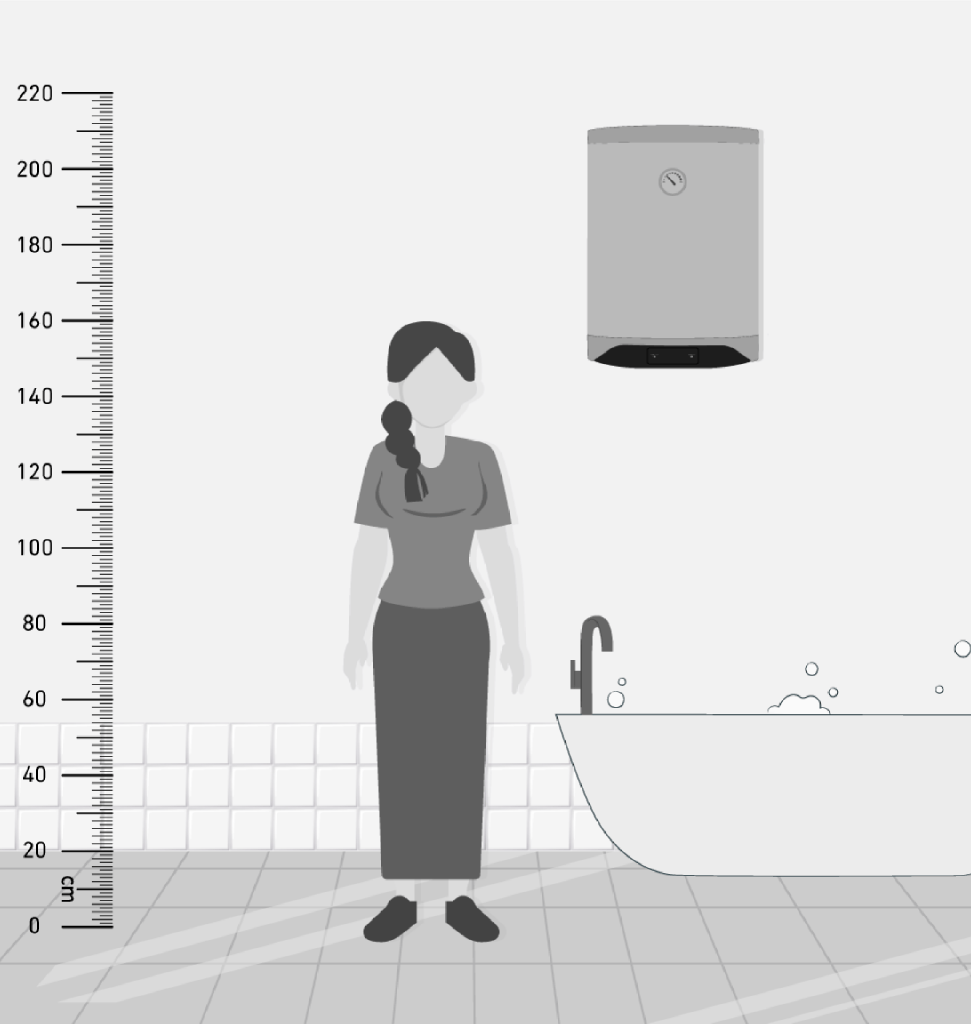 سخان تورنيدو 50 لتر ايناملد ديجيتال سمارت ابيض TEEE-50D1W