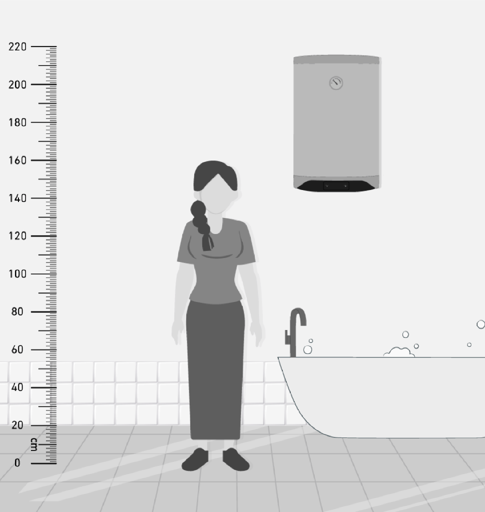 سخان تورنيدو 60 لتر ايناملد ديجيتال سمارت ابيض TEEE-60D1W