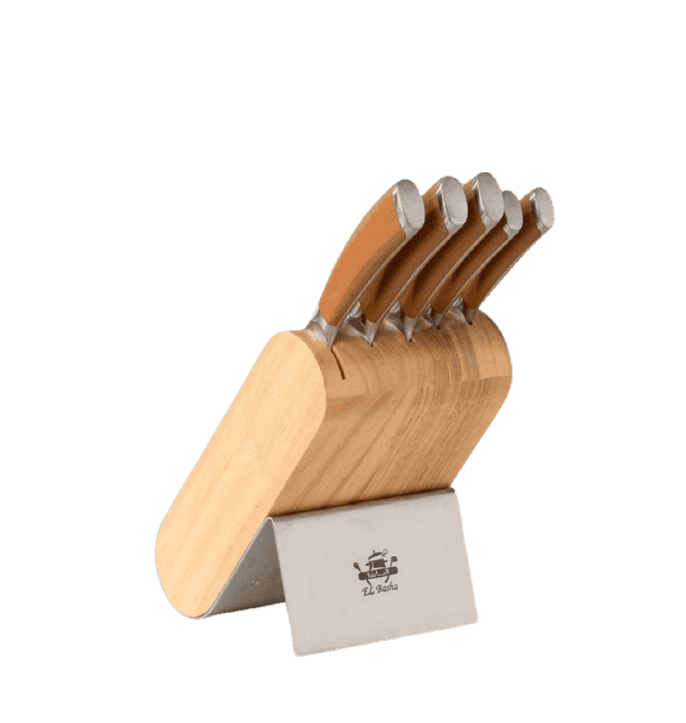 طقم سكينة ارشا ب حامل الباشا 