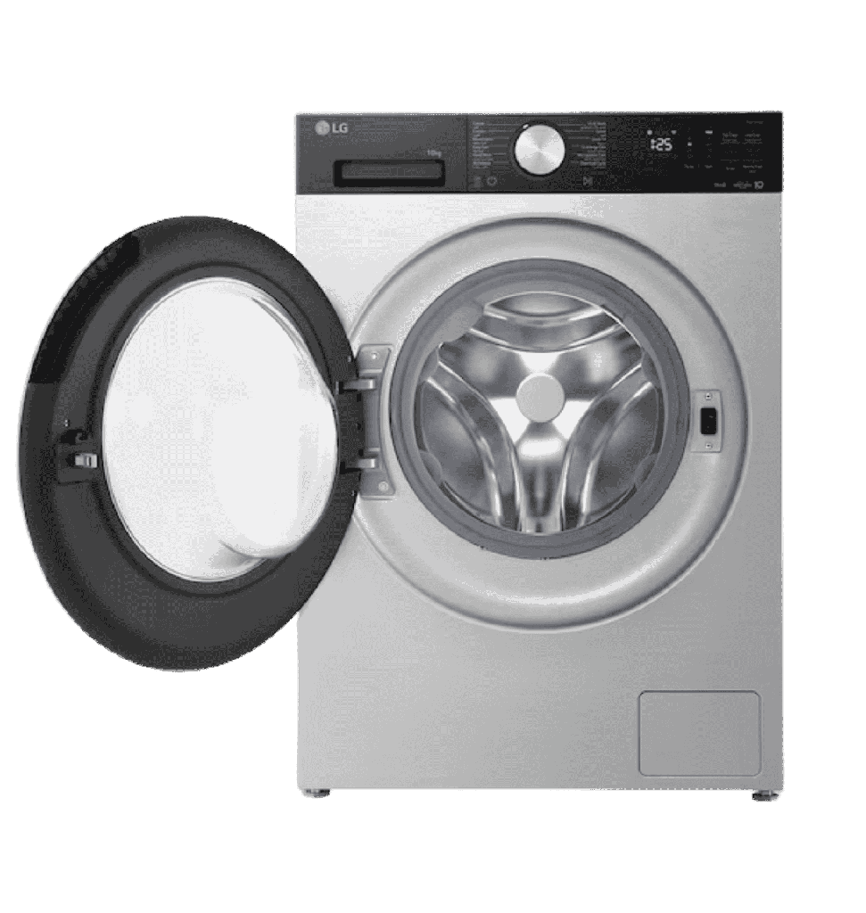 غساله ال جي 10ك  1400 لفه سلفر F4X5RYG23 WIFI