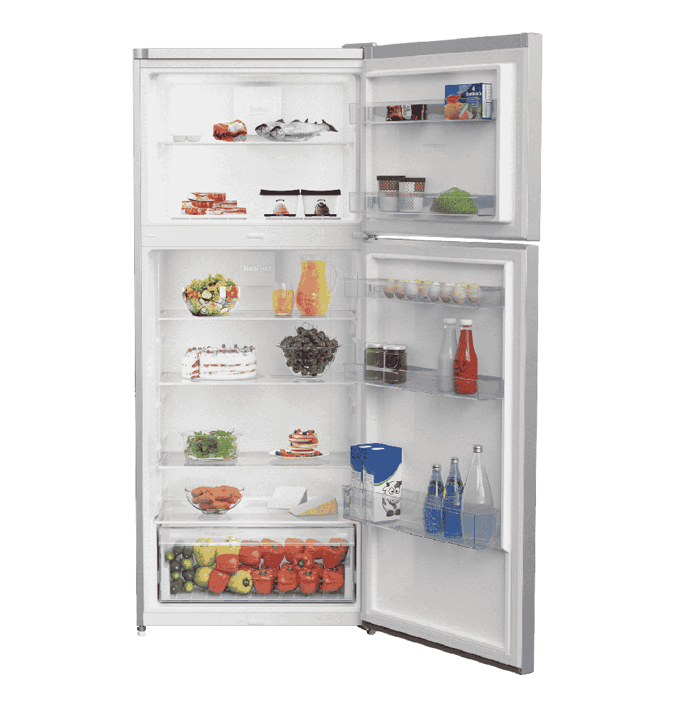 ثلاجه بيكو 400 لتر نوفروست سلفر RDNE400K02DXIEG