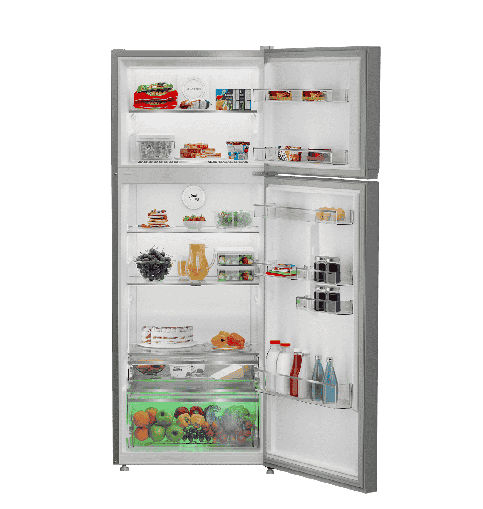 ثلاجه اريستون 367 لتر ديجيتال سلفر ART70 F1422D XNA