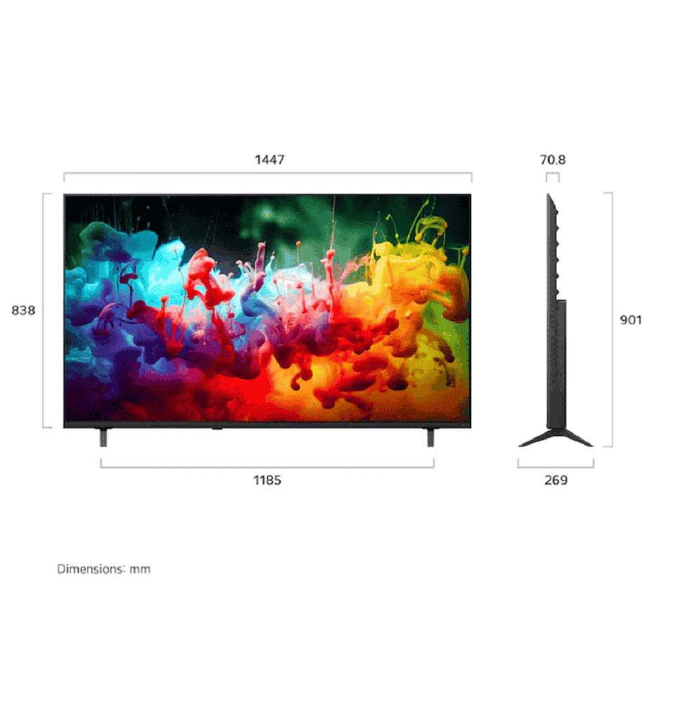 شاشه ال جي 65 كيونيد 65QNED70B6T