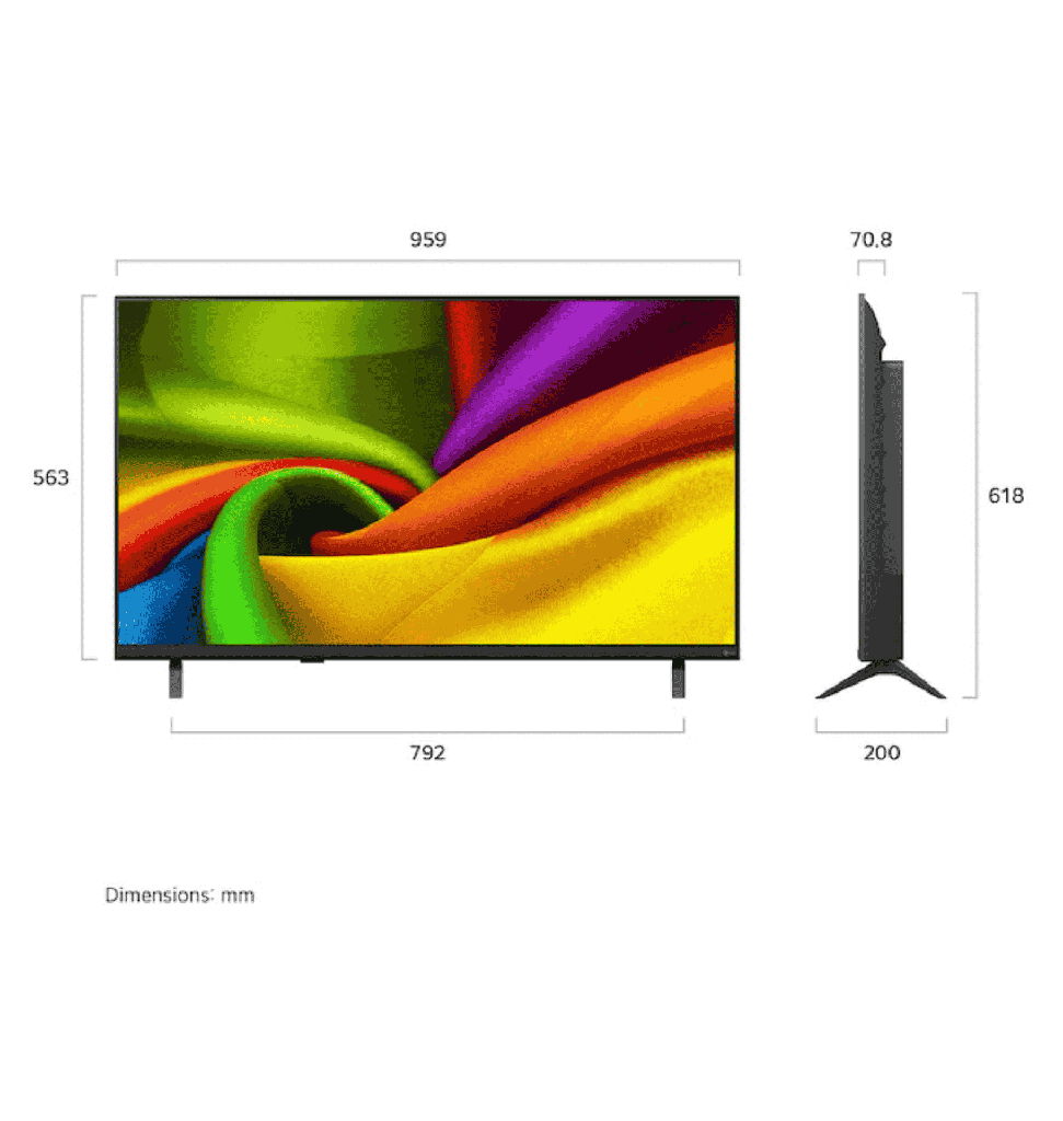 شاشه ال جي 43 سمارت نانو 43NU850B6LA LG NANO 4K UHD
