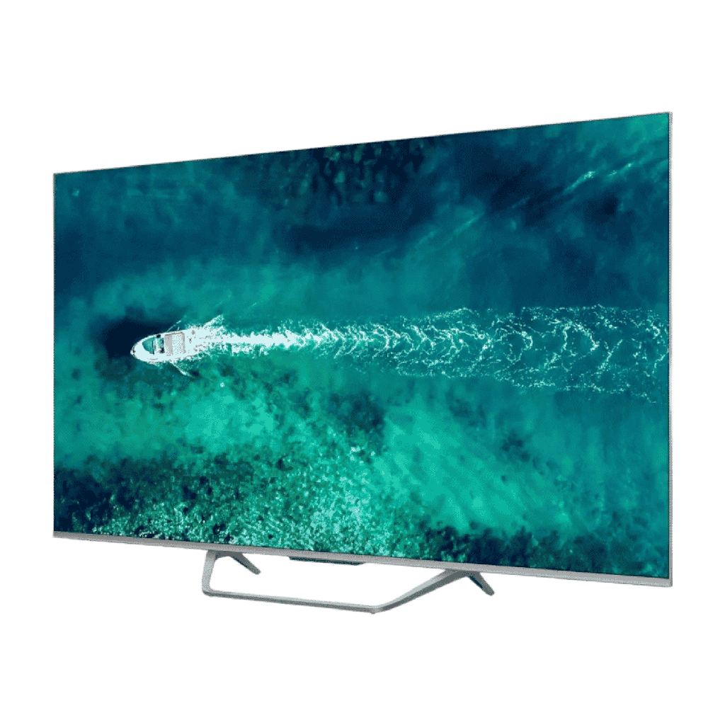 شاشه هاير 65 سمارت 4K كيوليد بدون فريم رسيفر داخلي تحكم صوتي مباشر من الشاشه H65S90EU