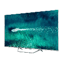 شاشه هاير 65 سمارت 4K كيوليد بدون فريم رسيفر داخلي تحكم صوتي مباشر من الشاشه H65S90EU