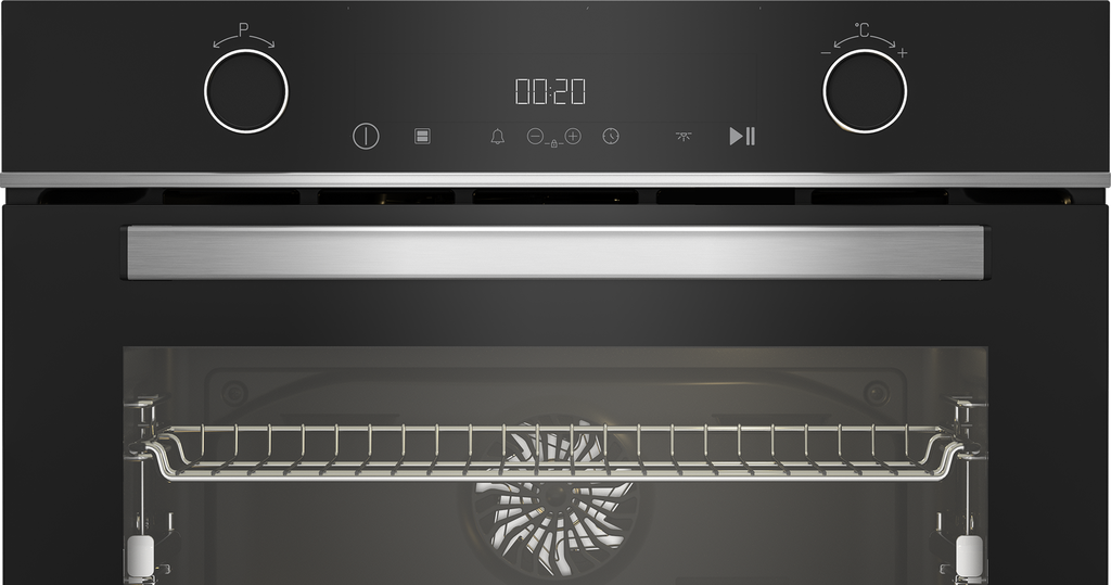 فرن بيكو 60 كهرباء باب هيدروليك  ومروحتين  طهي ديجيتال BBVM13400XDS