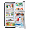 ثلاجه تورنيدو 2 باب 355 لتر انفرتر ستانلس مقبض طولي RF-40TTV-ST