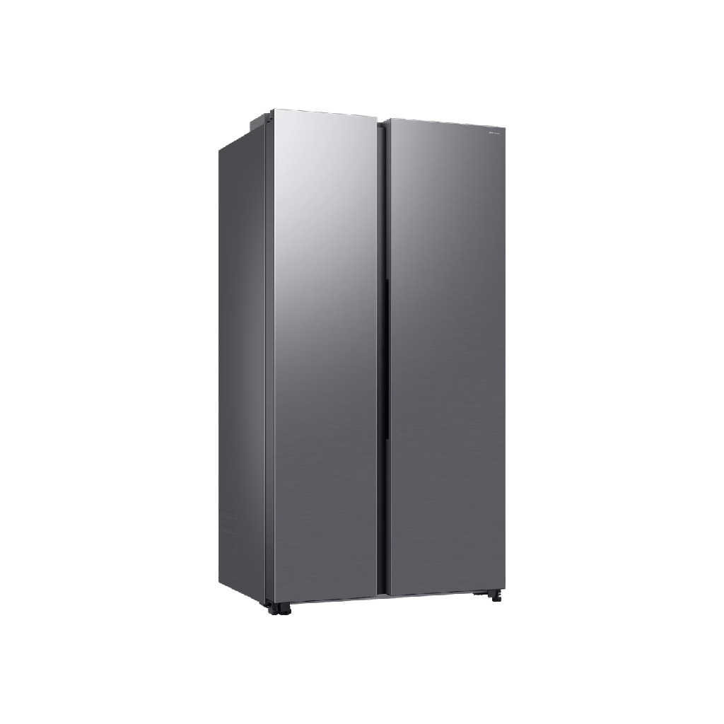 ثلاجه سامسونج سايد باي سايد 659 لتر سلفر Wi-Fi انفرتر RS70F65QAT/MR