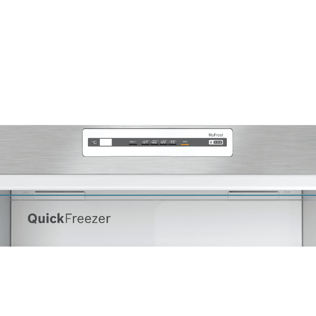 ثلاجه بوش 328 لتر سلفر KDN43NL2E8