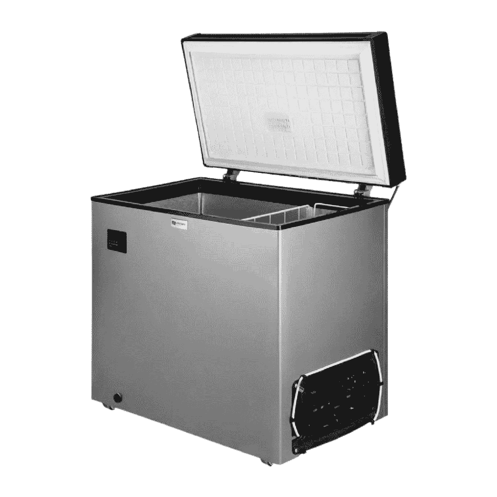 فريزر يونيون اير افقي 185 لتر ديجيتال سلفر بدون مفتاح UC-250VVA-02DH