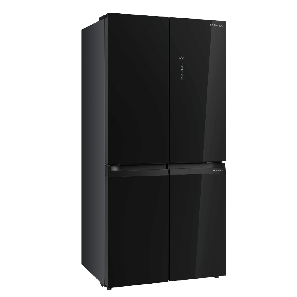 ثلاجه توشيبا 4 باب زجاج اسود 450 لتر انفرتر GR-RF611WI-PGN(22)