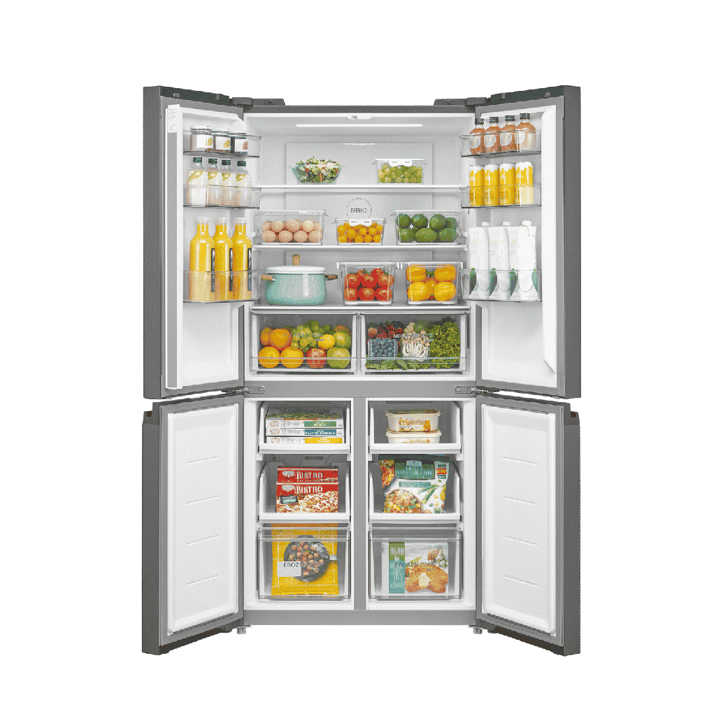 ثلاجه توشيبا 4 باب زجاج اسود 450 لتر انفرتر GR-RF611WI-PGN(22)