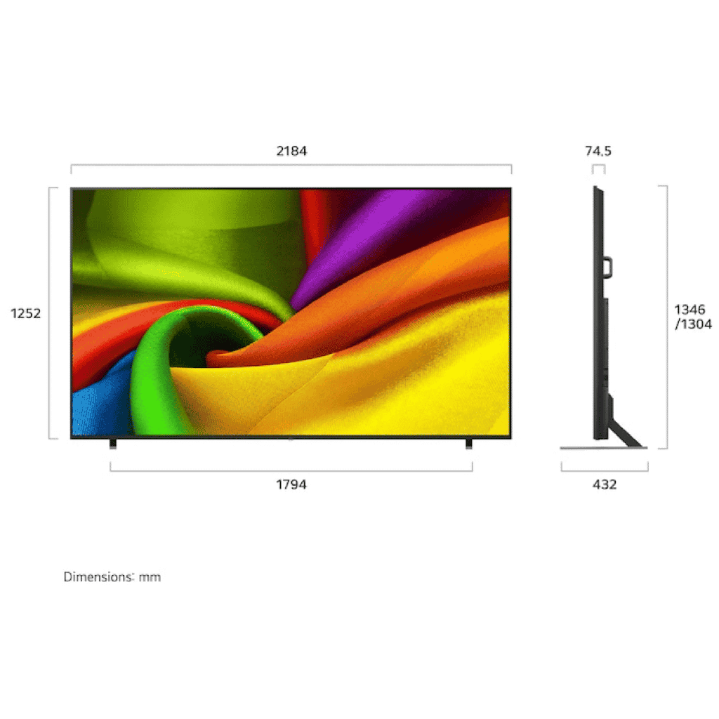 شاشه ال جي 98 سمارت نانو 4K ريموت ماجيك 98NU850B6LB